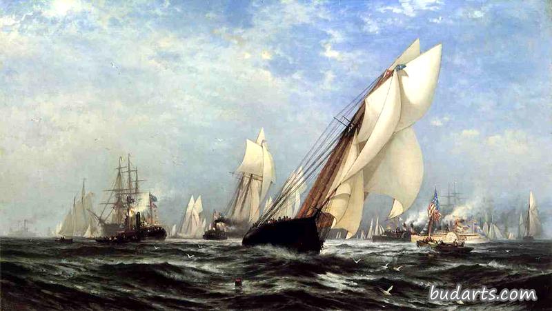 The "Madeleine's" Victory Over the "Countess of Dufferin", Third America's Cup Challenger, August 11, 1876 The "Madeleine's" Victory Over the "Countess of Dufferin", Third America's Cup Challenger, August 11, 1876