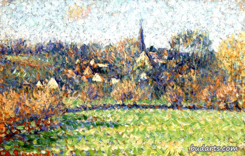 View of the Village of Bazincourt