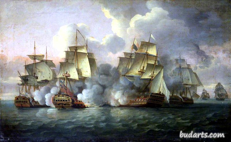 英国皇家海军“调解人”与法国和美国船只交战,1782年12月11日至12日 英国皇家海军“调解人”与法国和美国船只交战,1782年12月11日至12日