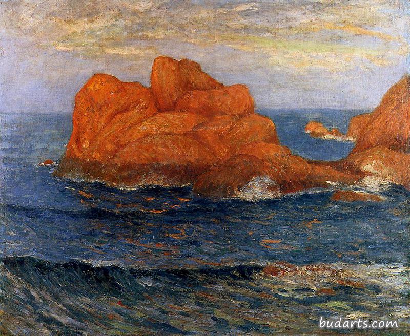 The Red Rocks at Belle Ile, Finistere