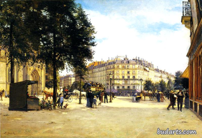 Junction of the Boulevard Magenta, Boulevard de Strasbourg and the Rue du Faubourg Saint Martin, Paris
