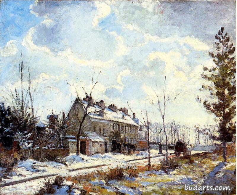Louveciennes Road: Snow Effect