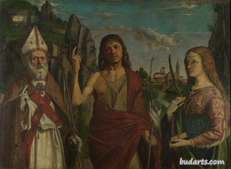 圣泽诺和施洗约翰以及一位女性殉道者