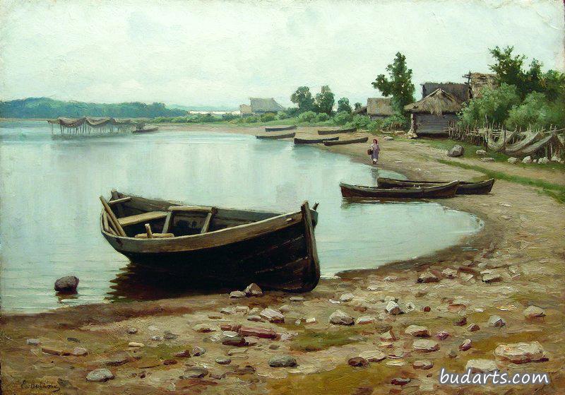 船上河景