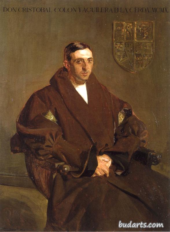 Portrait of Cristóbal Colón y Aguilera de la Cerda, Duke of Veragua