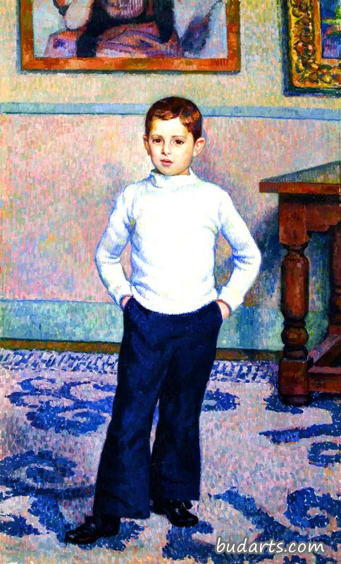 让-玛丽·格瓦特小时候的肖像