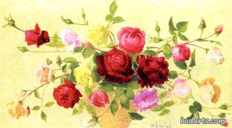一束玫瑰花