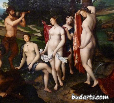 Le bain de Diane  detail