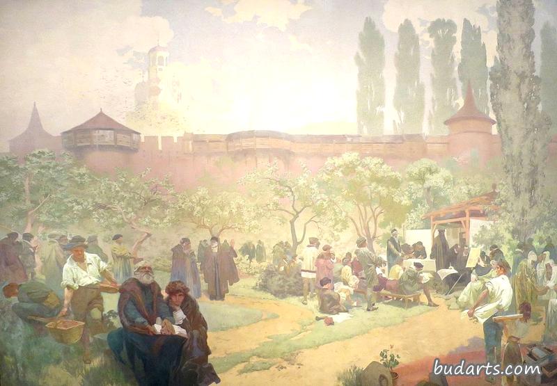 斯拉夫史诗,之十五:在伊万契采印刷克拉里斯圣经 斯拉夫史诗,之十五:在伊万契采印刷克拉里斯圣经
