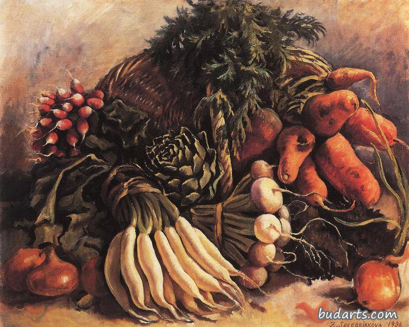 蔬菜静物画