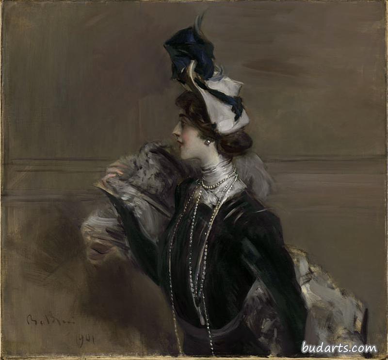 Portrait of Mme. Lina Cavalieri
