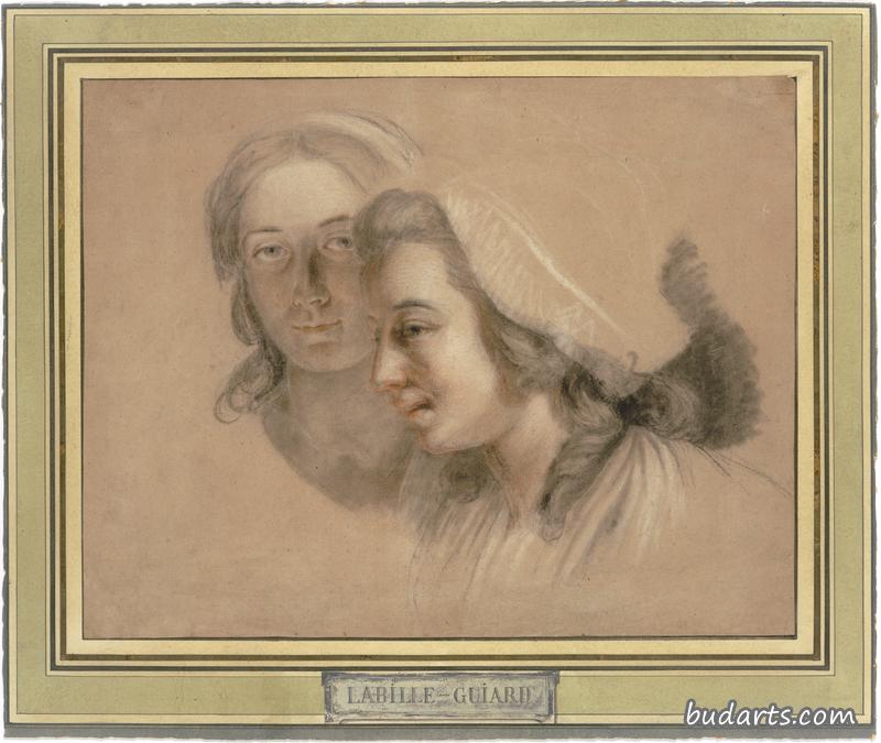 Portrait of Marie-Gabrielle Capet and Marie-Marguerite Carreaux de Rosemond Portrait of Marie-Gabrielle Capet and Marie-Marguerite Carreaux de Rosemond