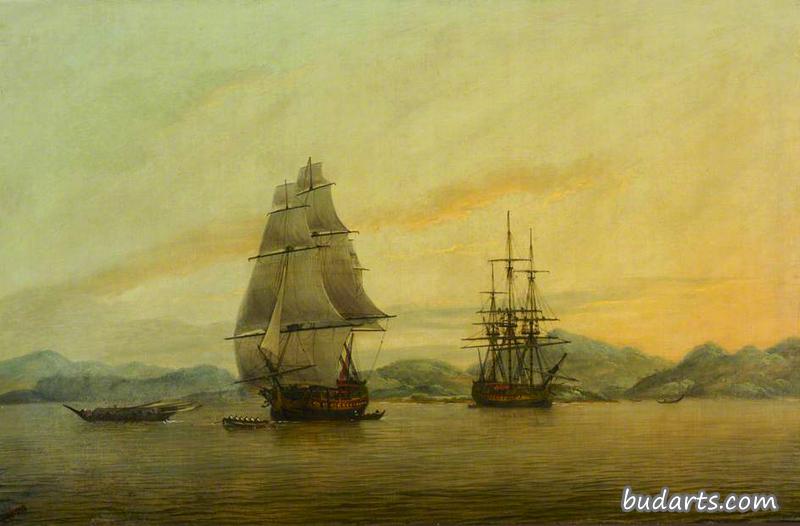 东印度斯坦号和其他船只