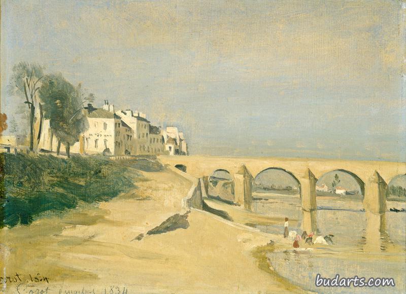 Bridge on the Saône River at Mȃcon