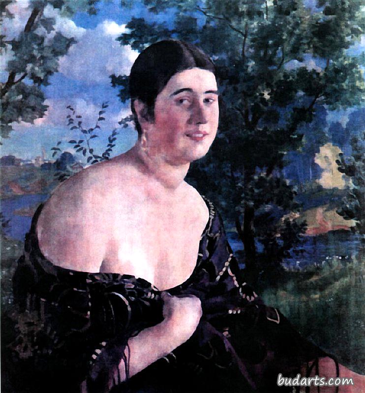 Portrait of O.I. Shimanovskaya
