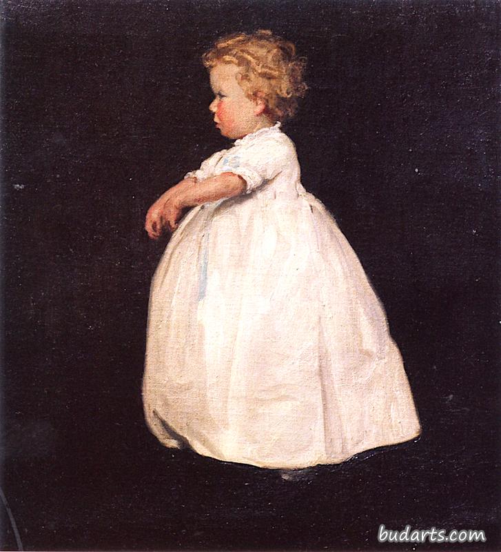 Judith Denman as a Child