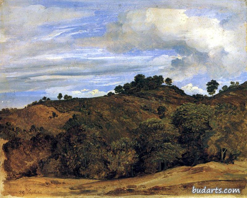 Landscape near Olevano: La Serpentara