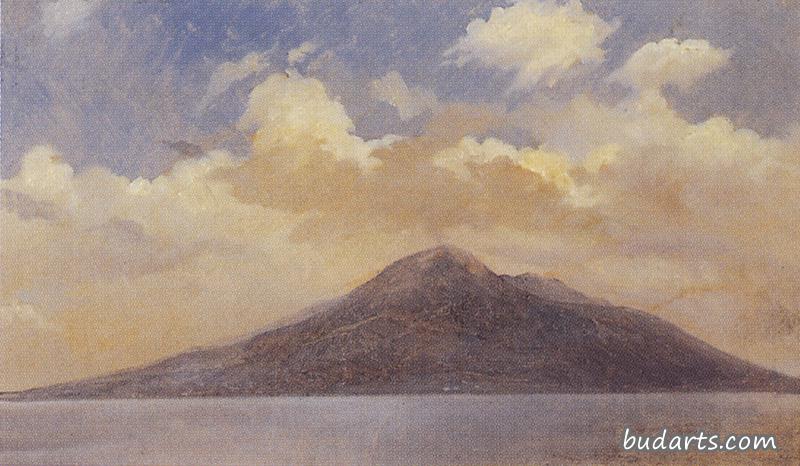 维苏威火山景色