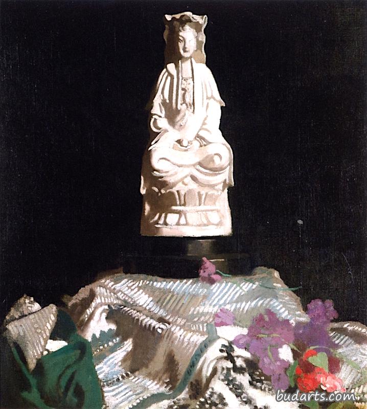 中国瓷人的静物画