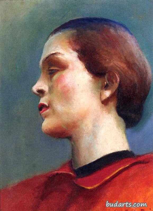 女人侧面像