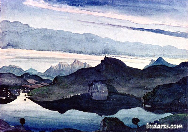 Lake Scene - Llyn-Cwm-Ffynnon