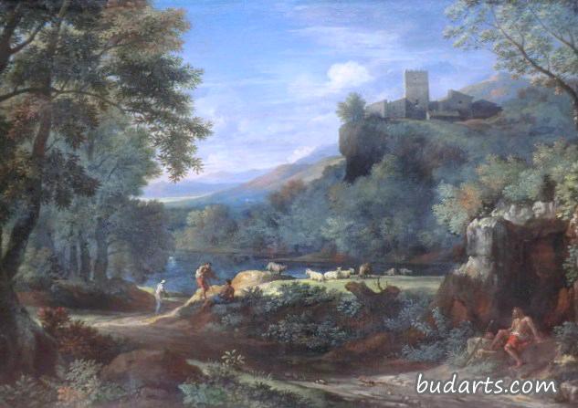 Italian Classical Landscape (Paysage du Latium)