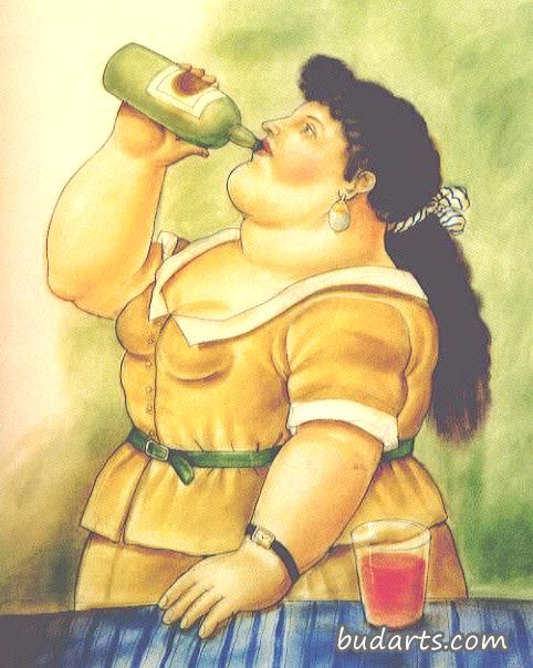 女人喝酒