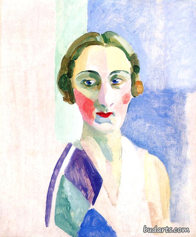 海姆夫人画像的习作