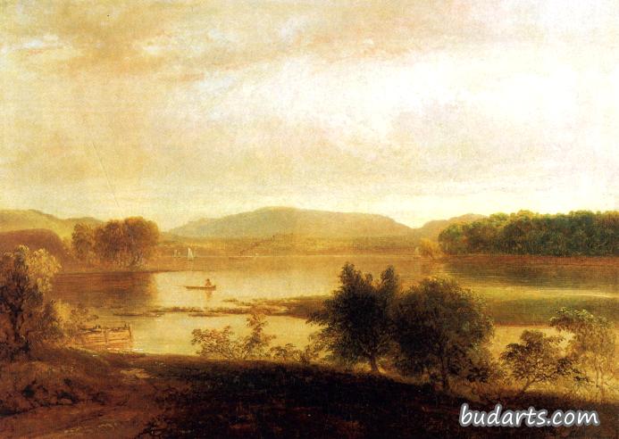 Boating on the Lake, Peekskill, NY