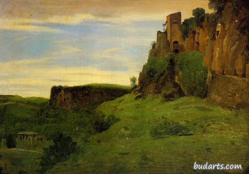 Civita Castellana - Buildings High in the Rocks