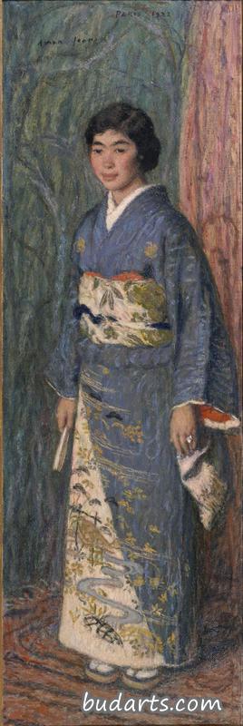 一位日本妇女的肖像（Kuroki夫人）