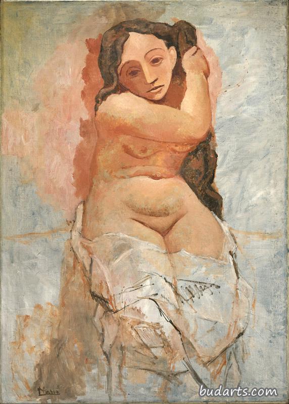 编发的女人