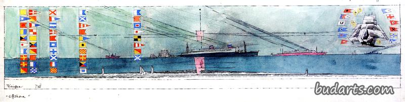 近海（1939年纽约世博会海洋运输大楼壁画习作）
