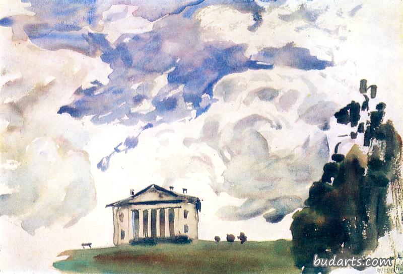 Manor House at Vvedenskoye (sketch)