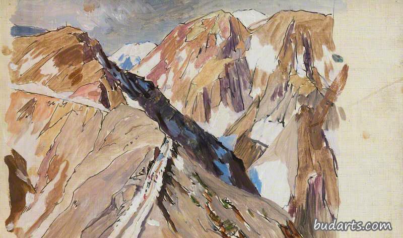 Tizi-n-Tichka Pass, Morocco (sketch)