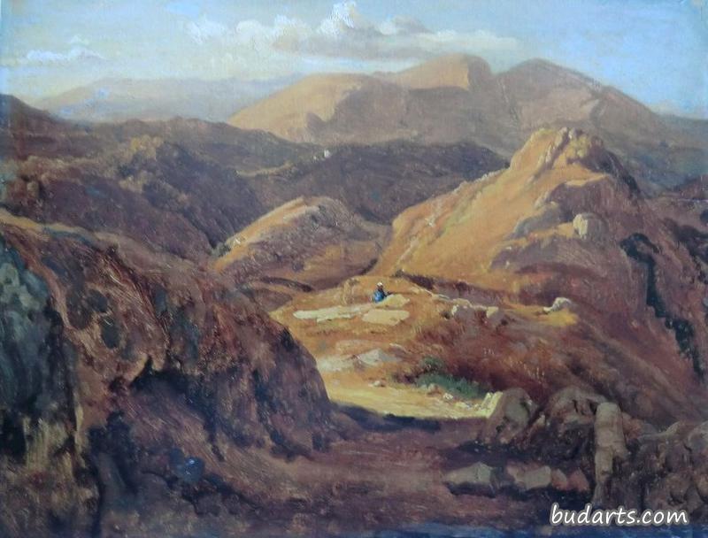 View into Mountains near Civitella
