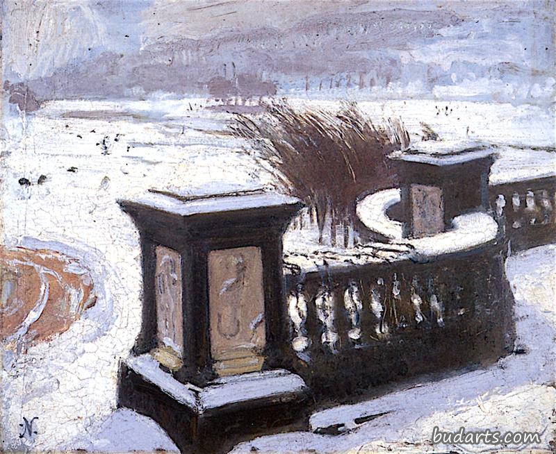 布雷顿公园的雪