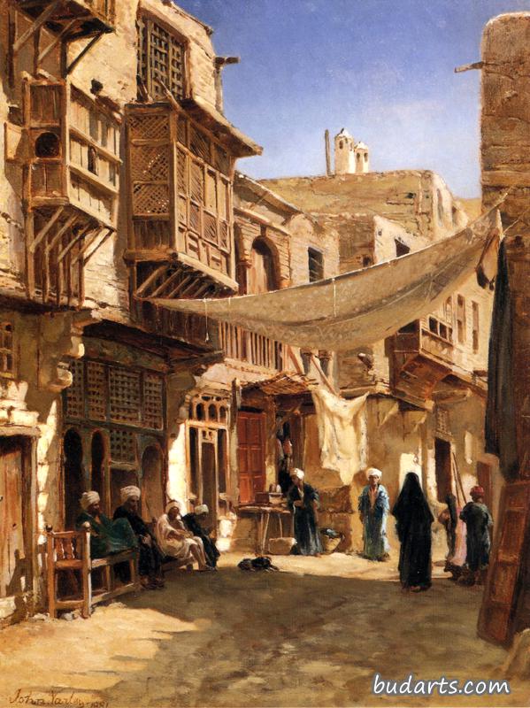 Street in Boulaq near Cairo