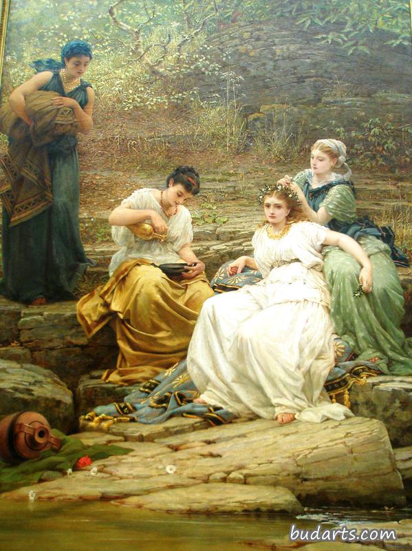 Nausicaa and her handmaidens