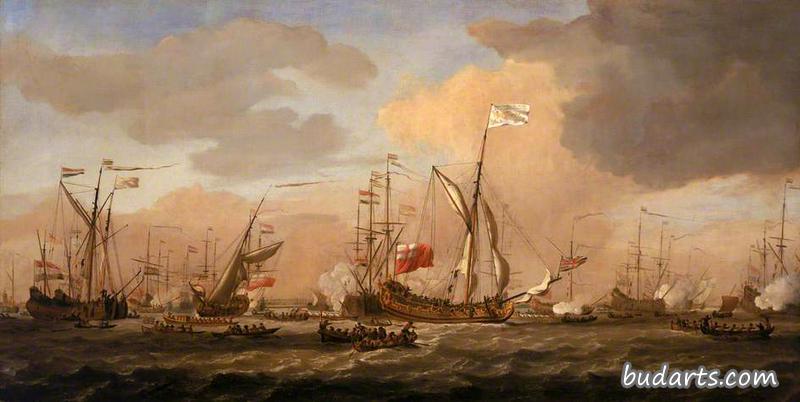 1689年2月12日,“玛丽”号游艇与玛丽公主一起抵达格雷夫森德 1689年2月12日,“玛丽”号游艇与玛丽公主一起抵达格雷夫森德