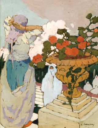 Woman Refitting her Headscarf
