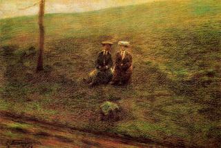 Landscape with two figures