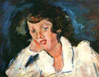 Woman Leaning on Her Arm