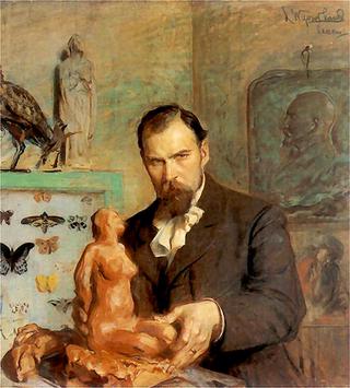 Portrait of Konstanty Laszczka (a Polish artist)