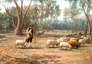 Shepherd and Sheep