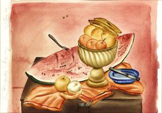 Still Life with Watermelon