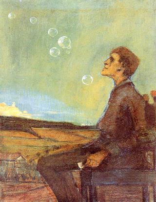 Self-Portrait with Soap Bubbles