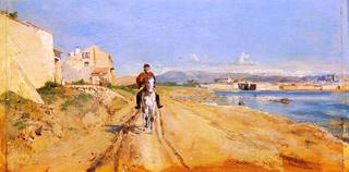 Self-Portrait, Along The Route De La Salice, Antibes