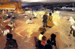 Figures by the Sea