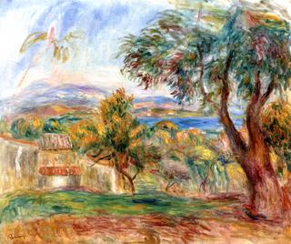 Orange Trees with the Sea in the Background